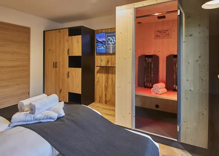 アパート Wallehen By We Rent, Ski-in & Ski-out ザールバッハ・ヒンターグレム